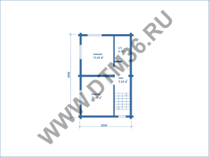 план 2го этажа дом Дон 157м2